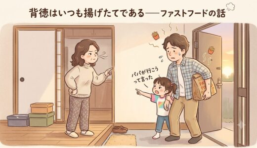 背徳はいつも揚げたてである——ファストフードの罪悪感