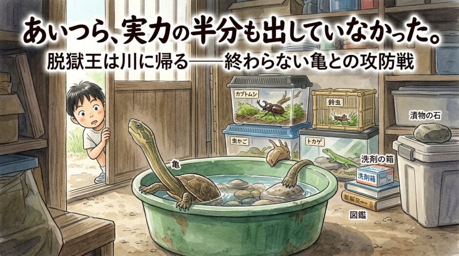 脱獄する亀