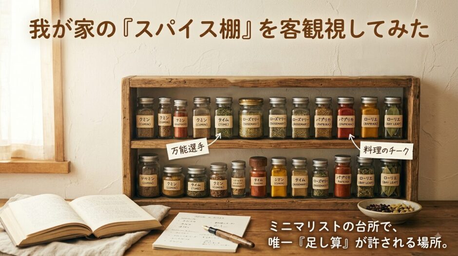 スパイスとハーブの小瓶